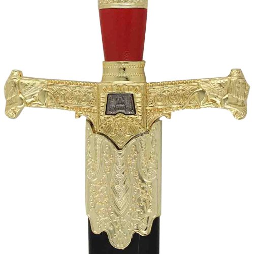 King Solomon Short Sword Majestic Red and Gold Edition-2