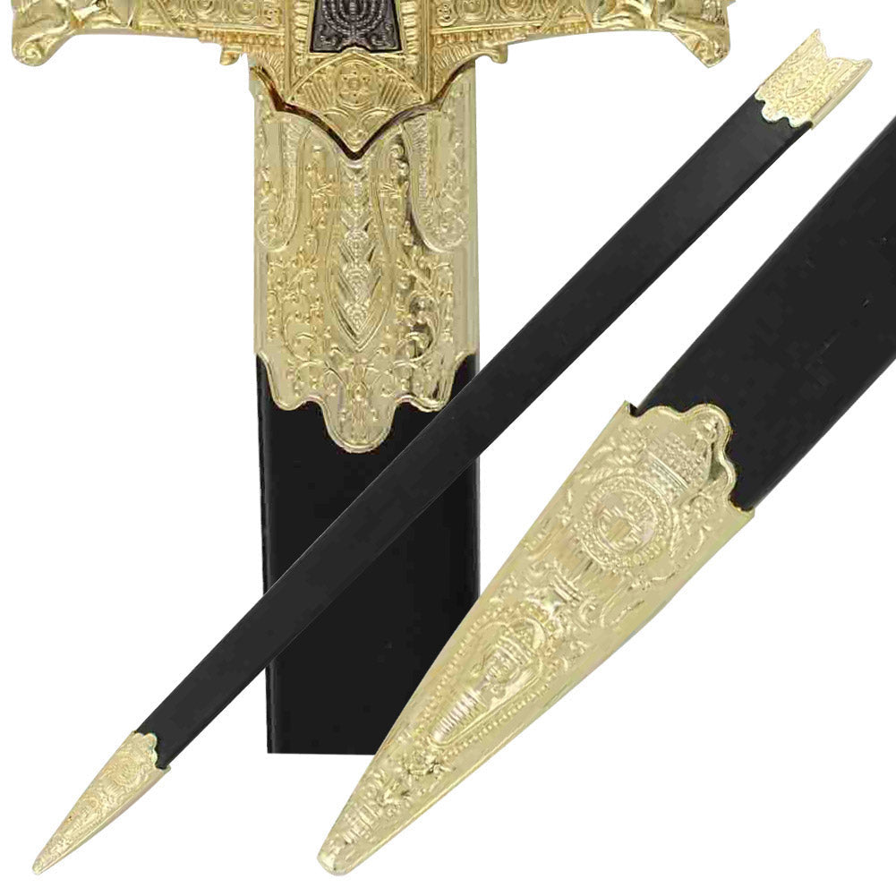 King Solomon Short Sword Majestic Red and Gold Edition-4
