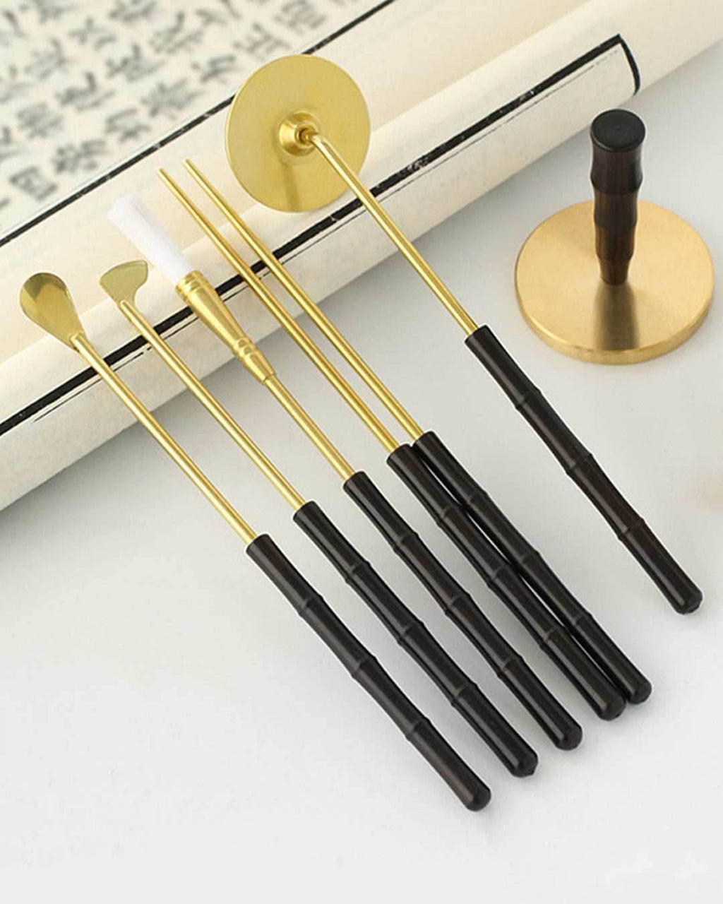 Incense Fragrance - Tools Kit in Pure Copper & Black Sandalwood - 