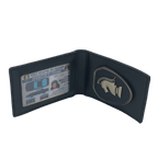 CL-HH Knight Rider in leather wallet with KITT Operator License on Metal Card (challenge coin) - 