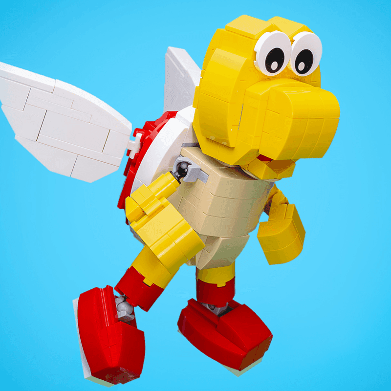 Custom Flying Turtle Trooper made using LEGO parts - 