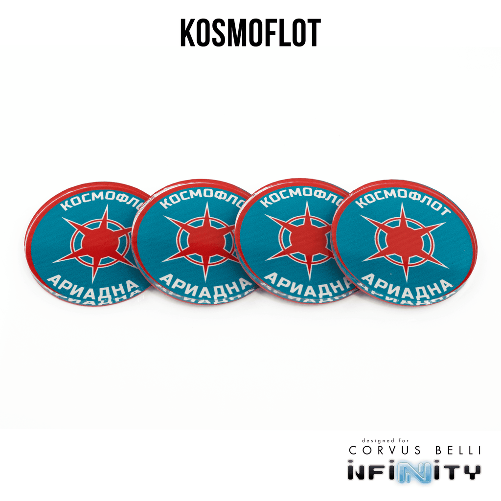 Infinity Faction Command Tokens - Kosmoflot