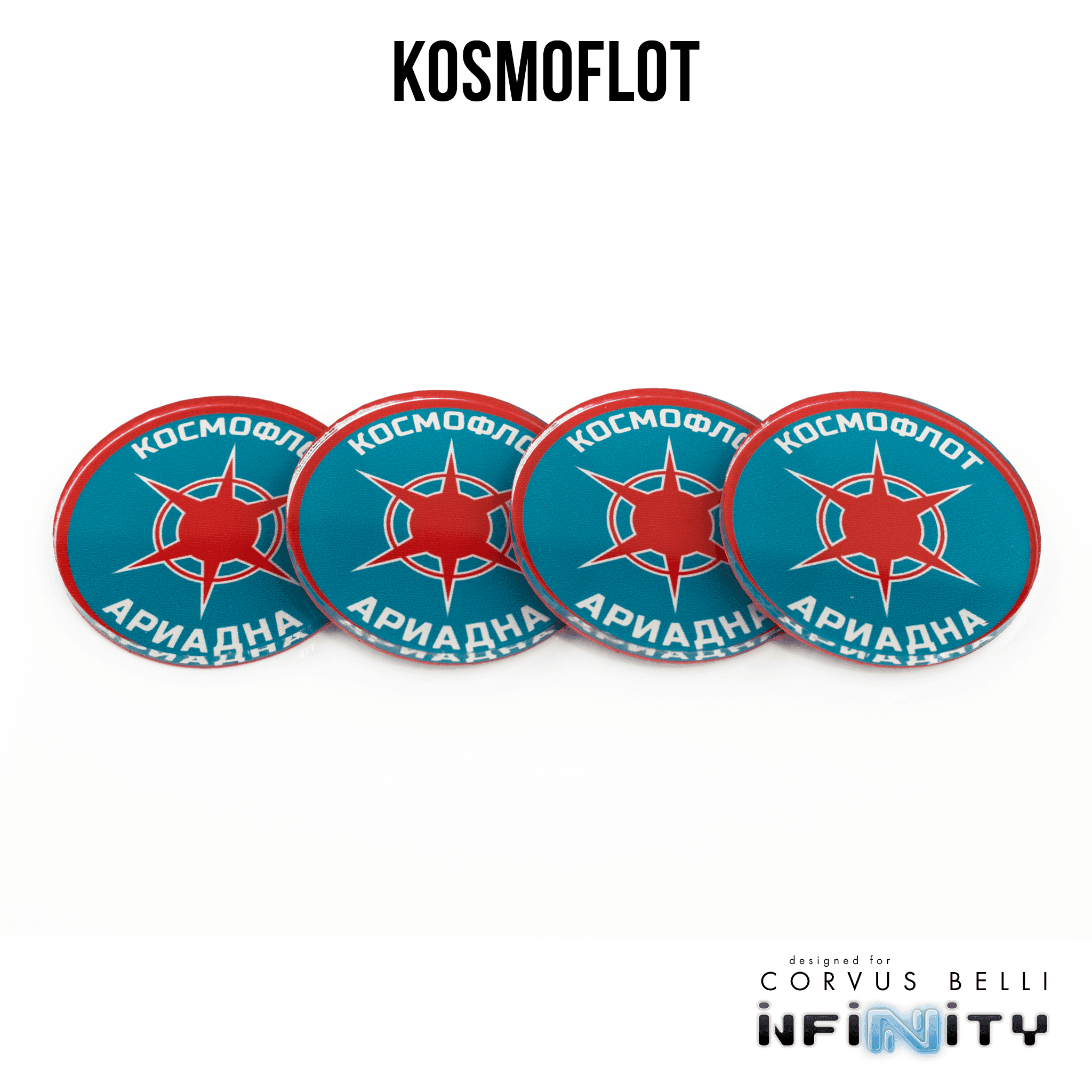Infinity Faction Command Tokens - Kosmoflot
