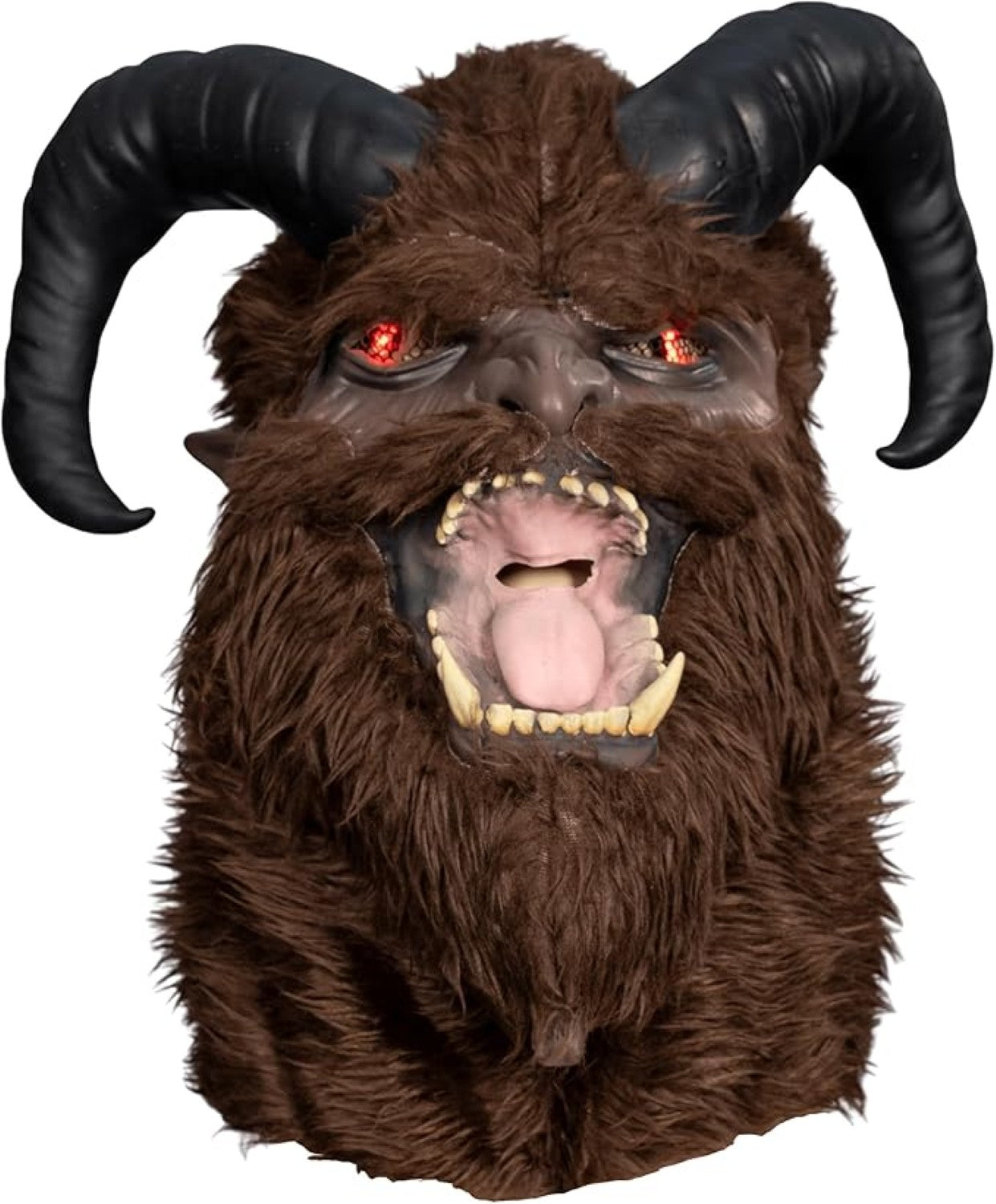 Krampus Xmas Light Up Eyes Unisex Halloween Costume Cosplay Mask