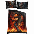 DRACONIS - Single Cotton Duvet Cover + UK And EU Pillow case