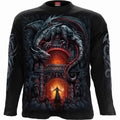 DRAGON'S LAIR - Longsleeve T-Shirt Black