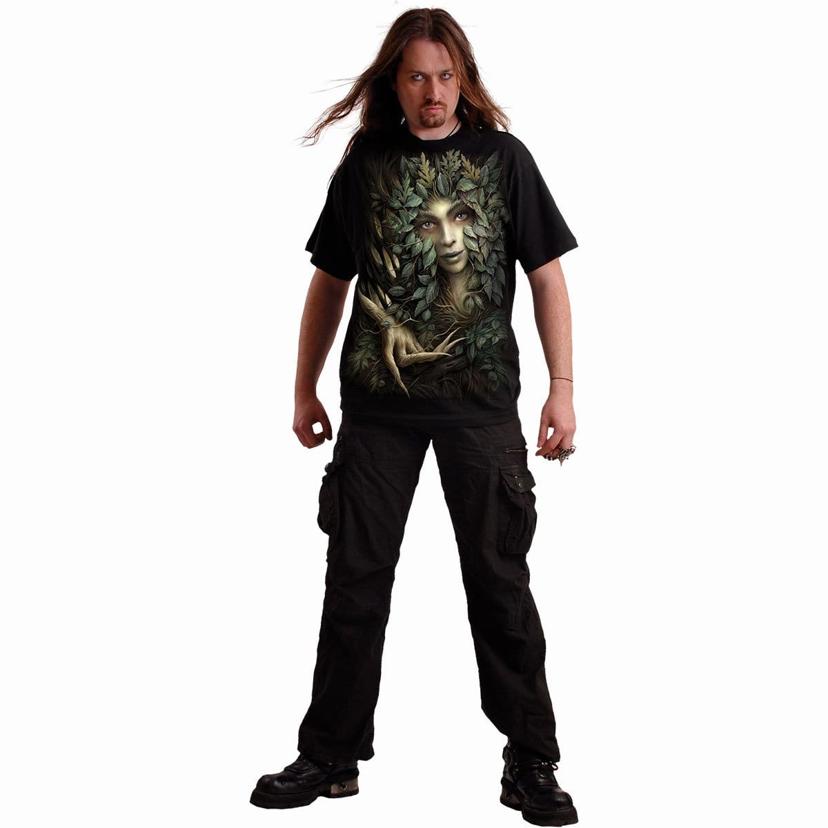 WOODLAND QUEEN - T-Shirt Black