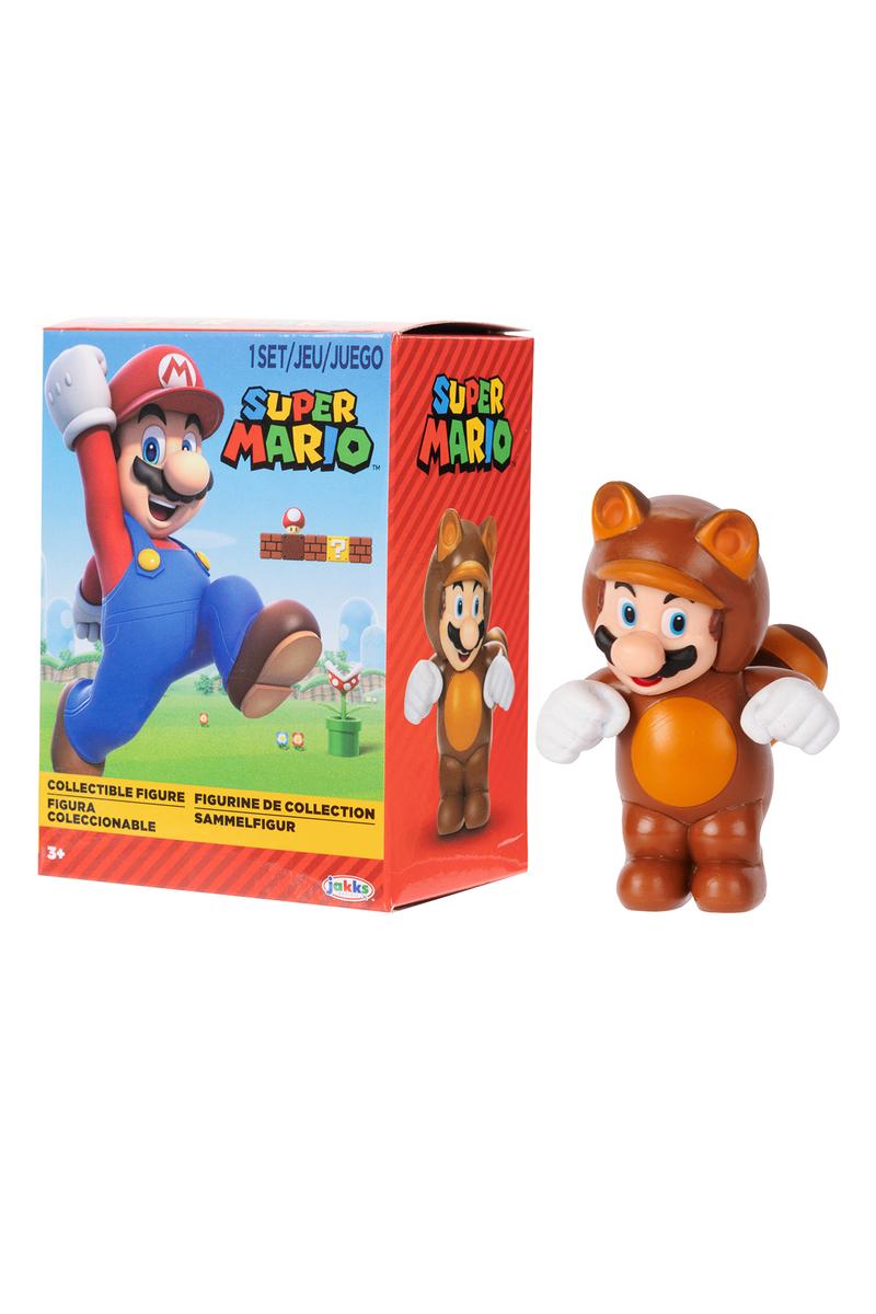 License 2 Play: Nintendo - Super Mario™ - Articulated Figures - Tanooki Mario - 2.5"