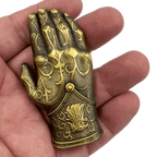 AA-016 Kingslayer Game of Thrones inspired GoT Jamie Lannister gold hand glove challenge coin - 
