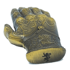 AA-016 Kingslayer Game of Thrones inspired GoT Jamie Lannister gold hand glove challenge coin - 