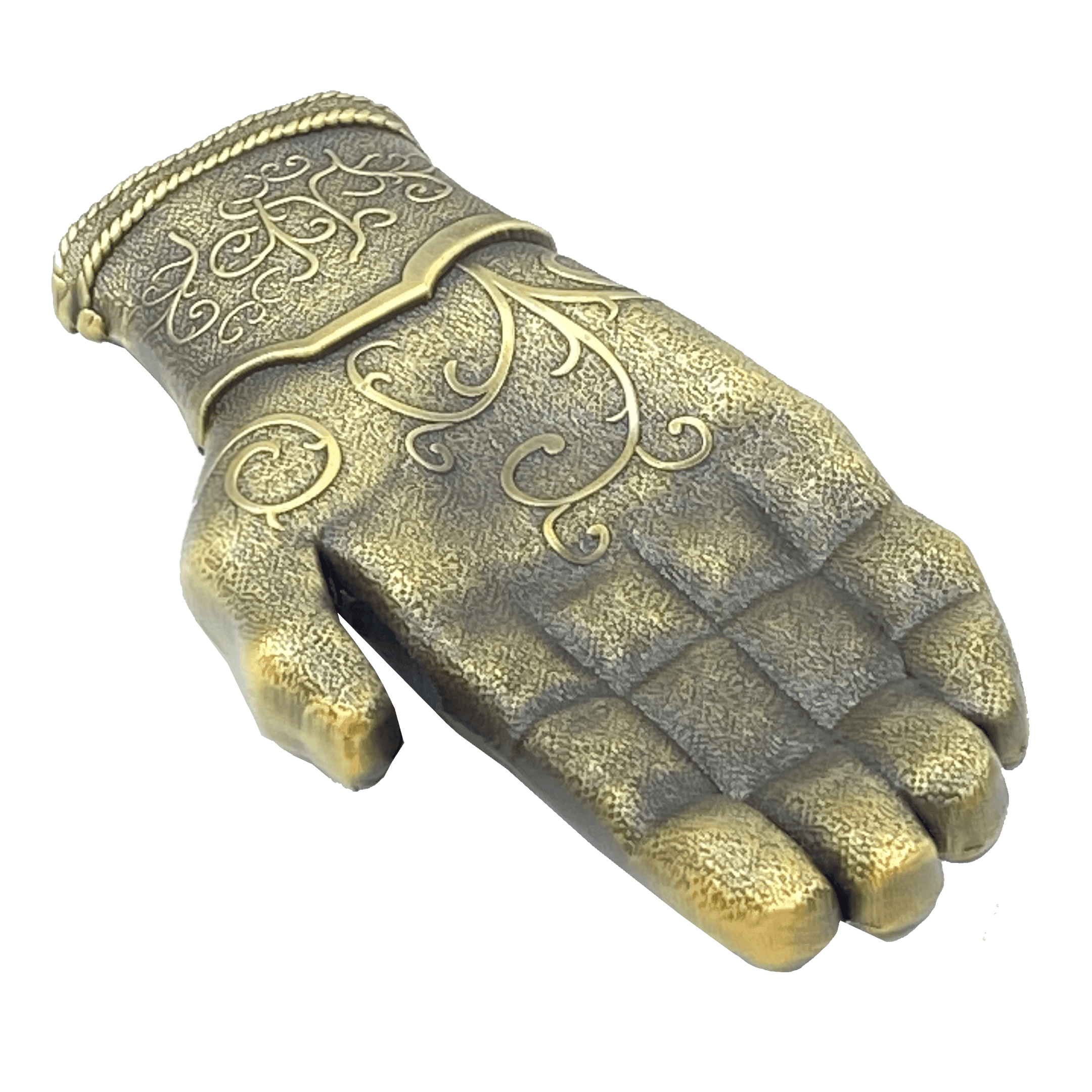 AA-016 Kingslayer Game of Thrones inspired GoT Jamie Lannister gold hand glove challenge coin - 