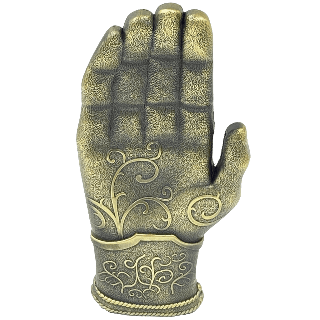 AA-016 Kingslayer Game of Thrones inspired GoT Jamie Lannister gold hand glove challenge coin - 