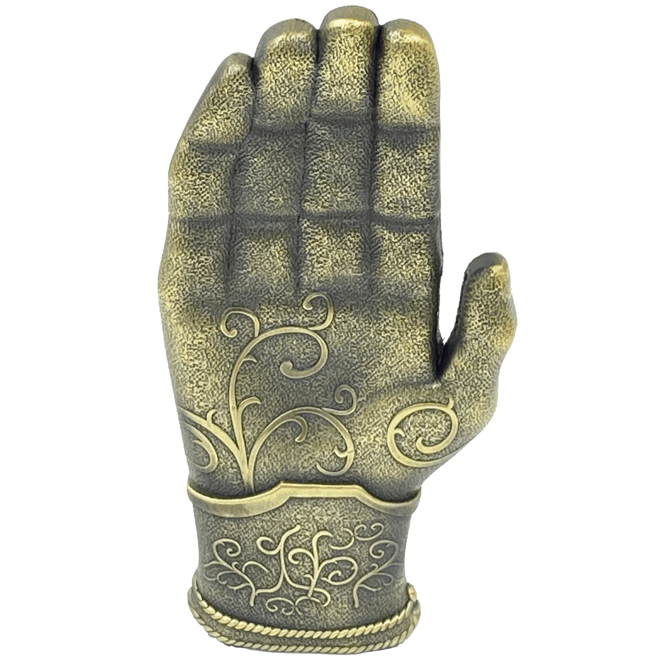 AA-016 Kingslayer Game of Thrones inspired GoT Jamie Lannister gold hand glove challenge coin - 