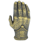 AA-016 Kingslayer Game of Thrones inspired GoT Jamie Lannister gold hand glove challenge coin - 