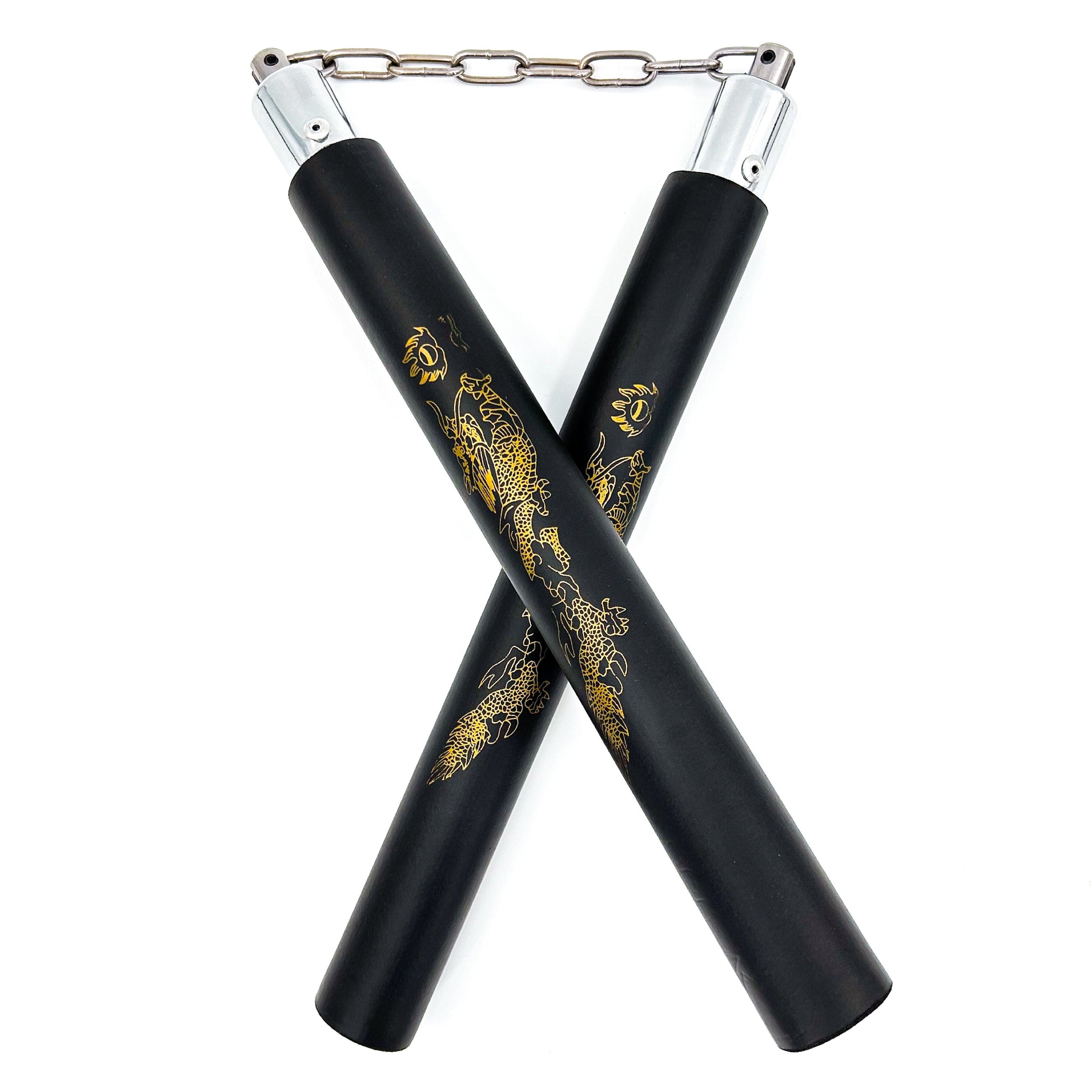 Laser Dragon Black Martial Arts Nunchaku-2