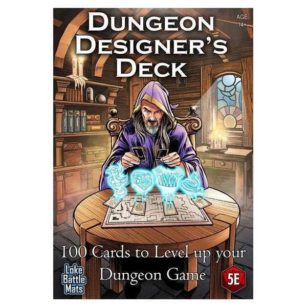Dungeon Designer's Deck: 100 Cards to Level up your Dungeon Game - 