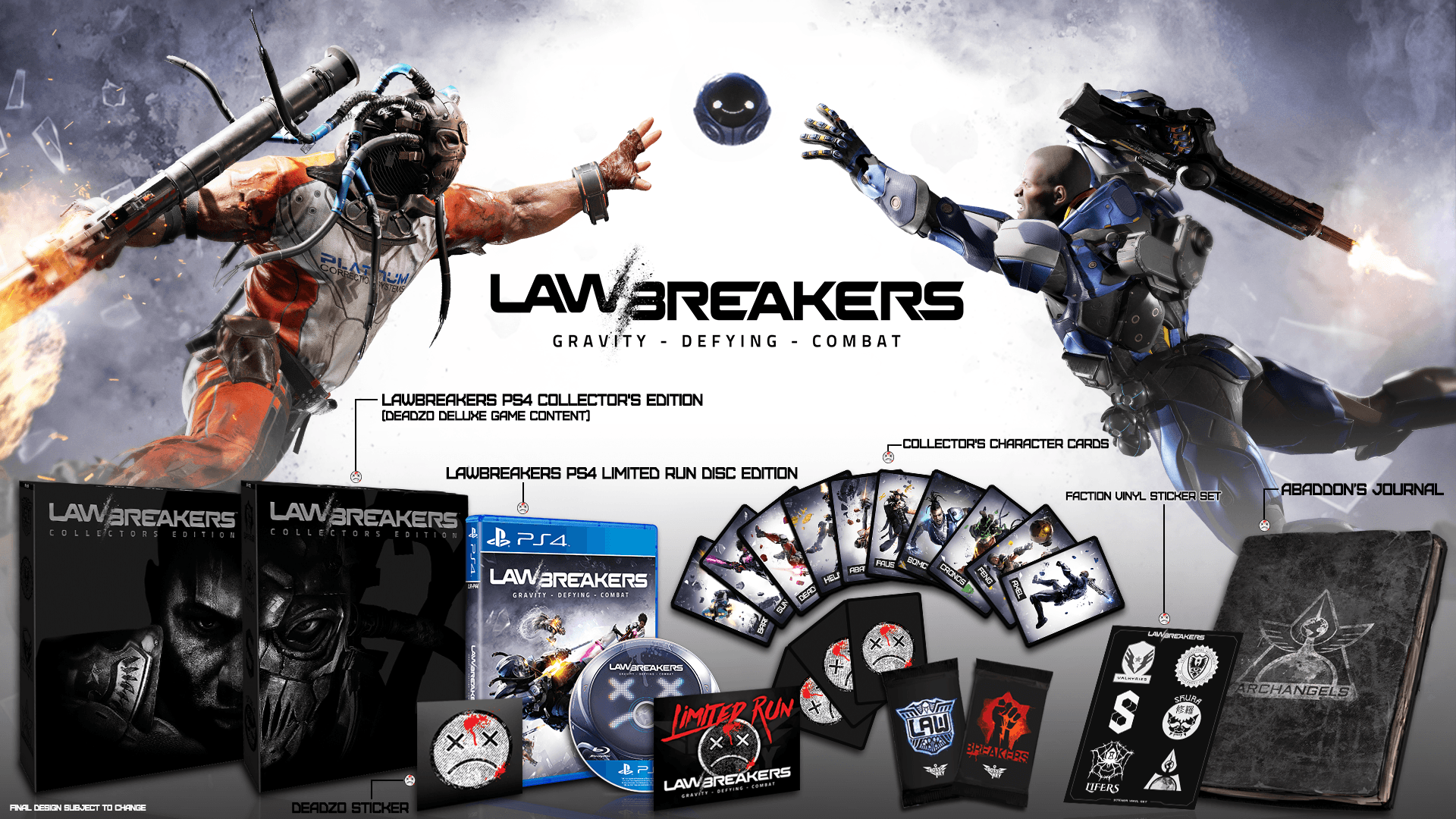 Limited Run Games #419: Lawbreakers Collectors Edition (Playstation 4) - Brand New