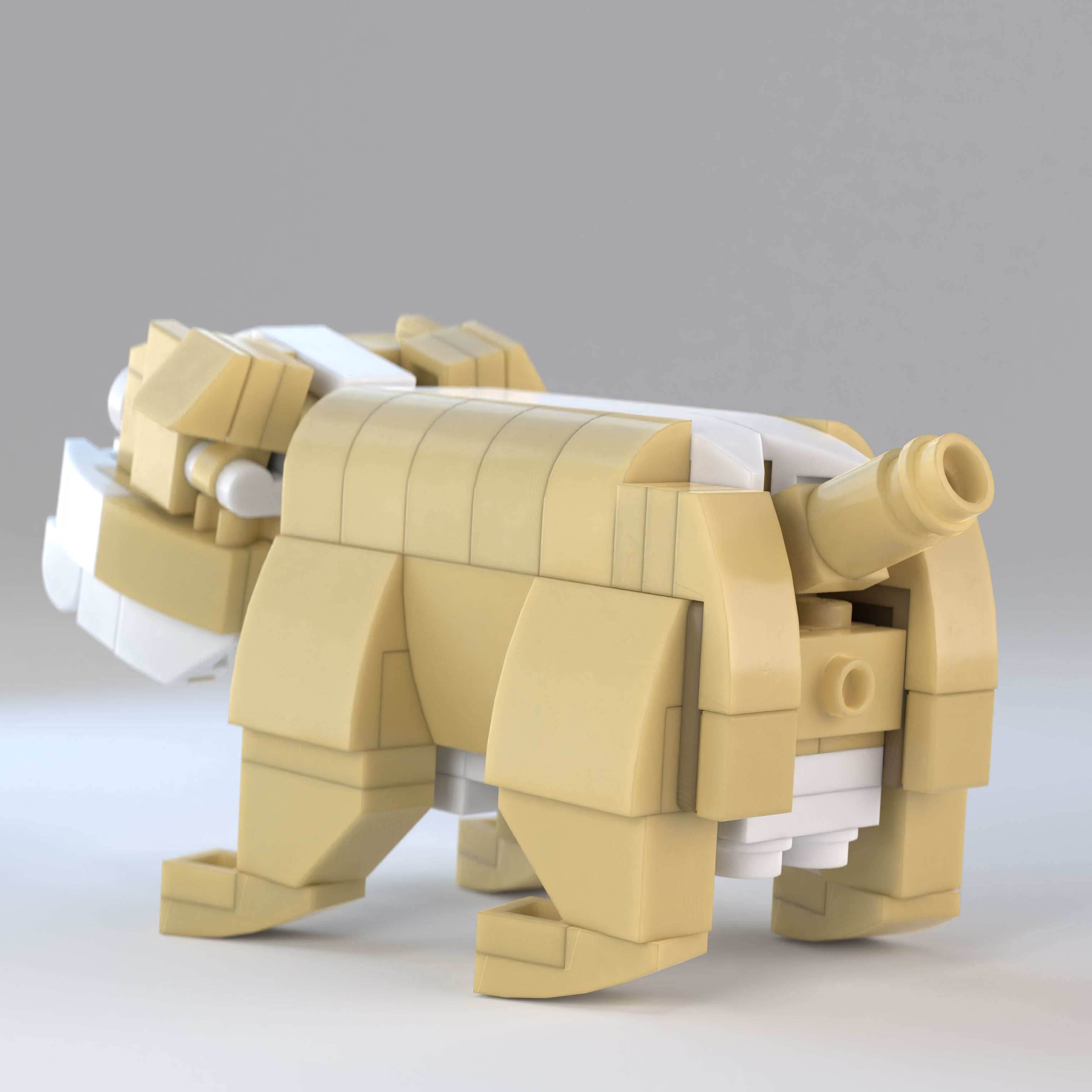 Bulldog - B3 Customs Building Set made using LEGO parts - 