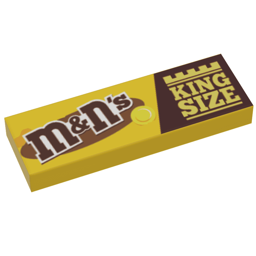 M&N's (Peanut) Candy (King Size) - B3 Customs® Printed 1x3 Tile - 