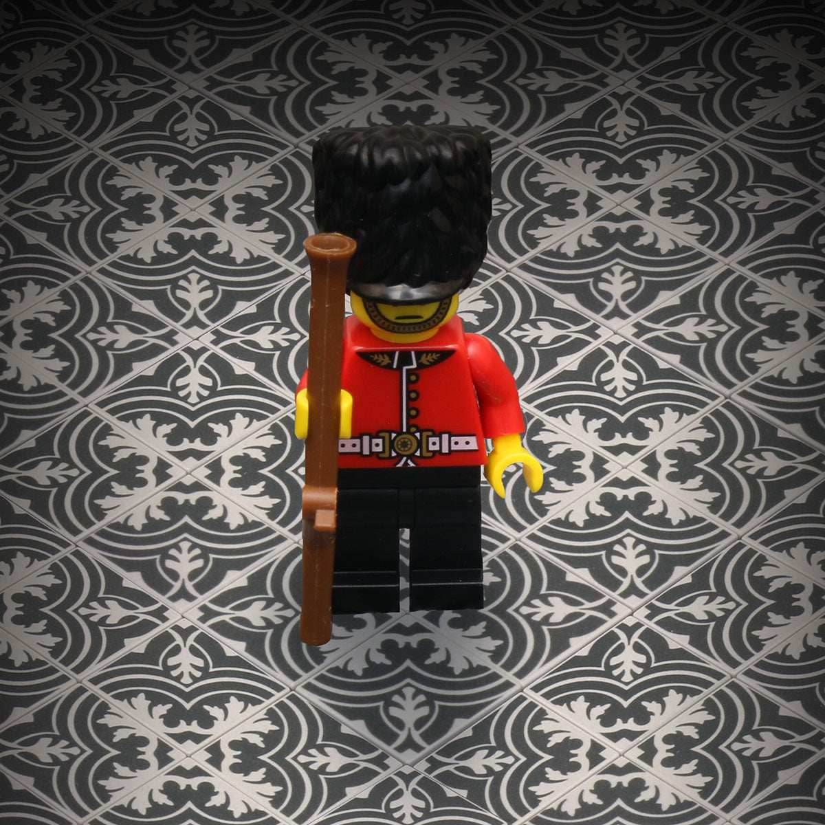 Twenties Classic Encaustic Flooring, 2x2 Tiles (Pack of 20) made using LEGO parts - B3 Customs - 