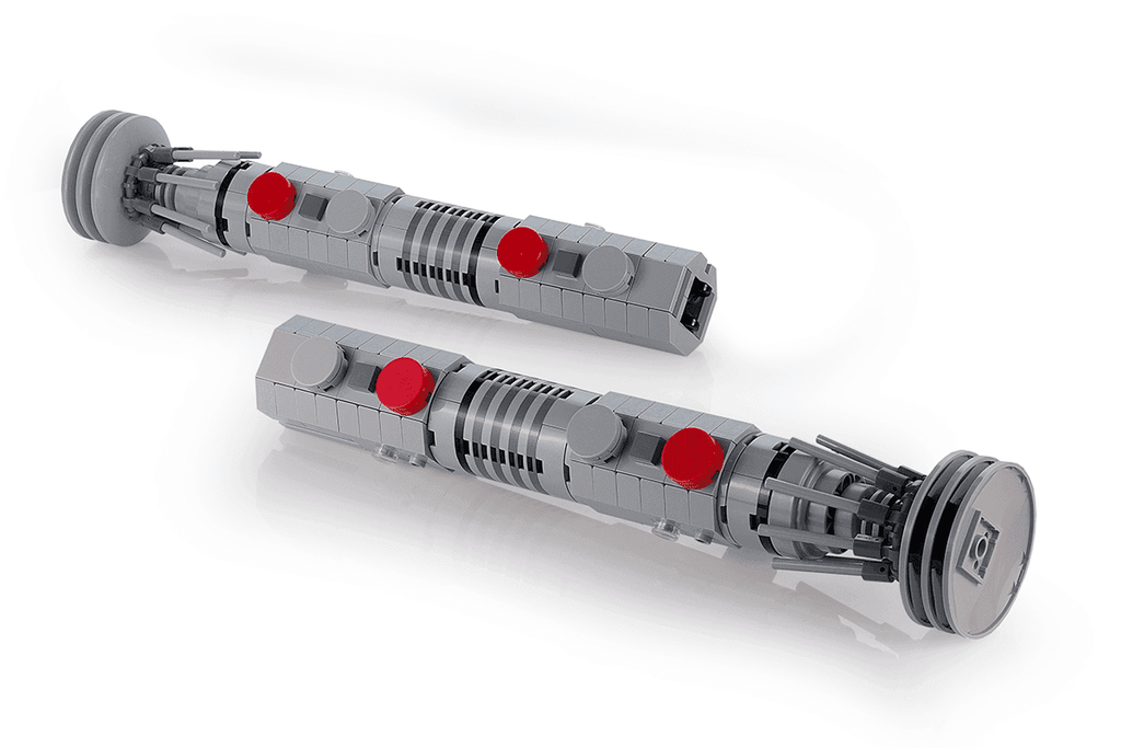 Maul Saber w/ Stand - Custom MOC made with LEGO bricks - Bricks + Instructions