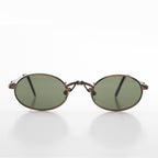 Small Oval Victorian Steampunk 90s Sunglass - Leon 1