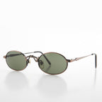 Small Oval Victorian Steampunk 90s Sunglass - Leon 1