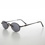 Small Oval Victorian Steampunk 90s Sunglass - Leon 1