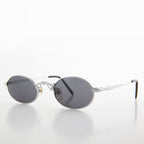 Small Oval Victorian Steampunk 90s Sunglass - Leon 1