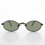 Small Oval Victorian Steampunk 90s Sunglass - Leon 1