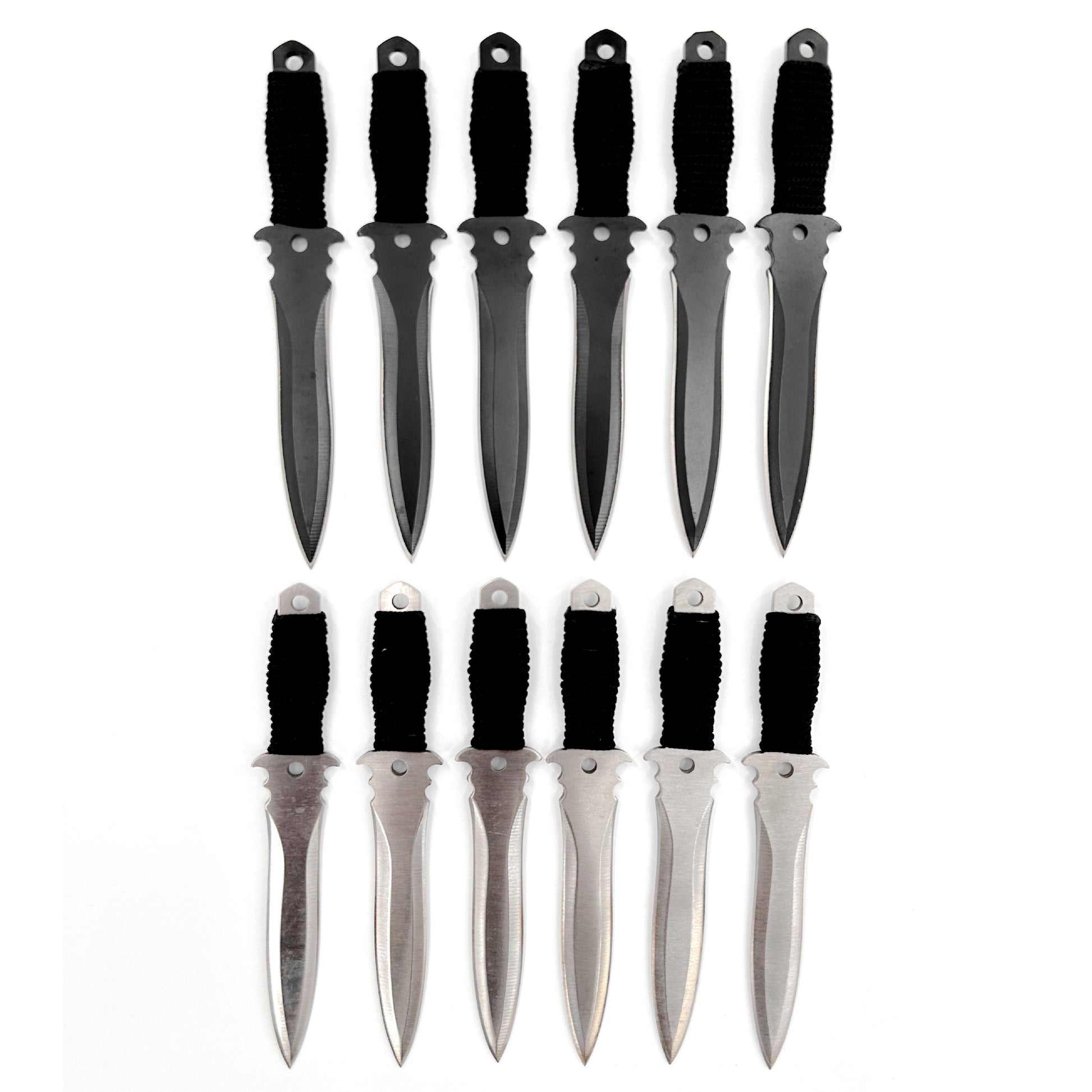 Light & Dark Throwing Knife 12 Piece Set-0