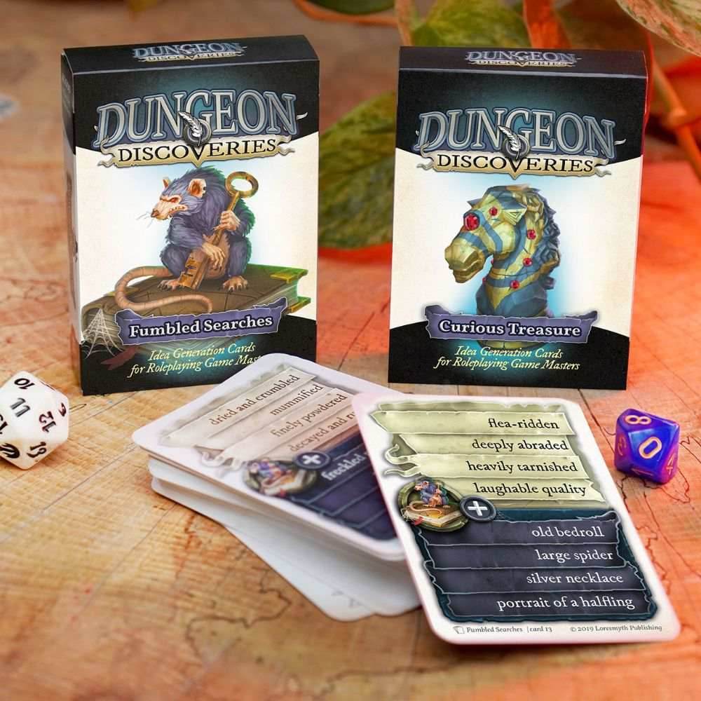 Dungeon Discoveries - Curious Treasure - Card Deck - 