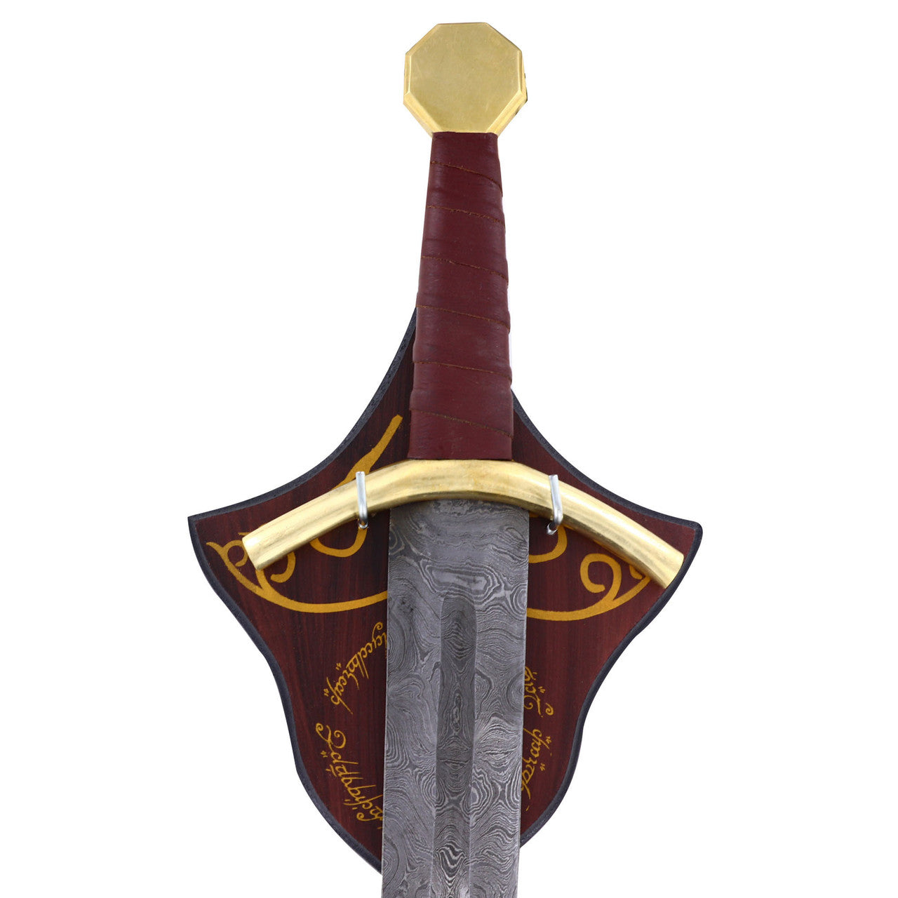 LOTR Elven Inspired Decorative Sword Dagger Wall Mount Display-2