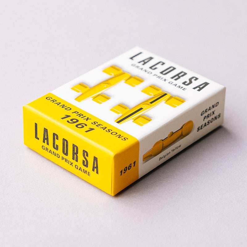 Lacorsa 1961 Racecar Set: Belgian Yellow - 