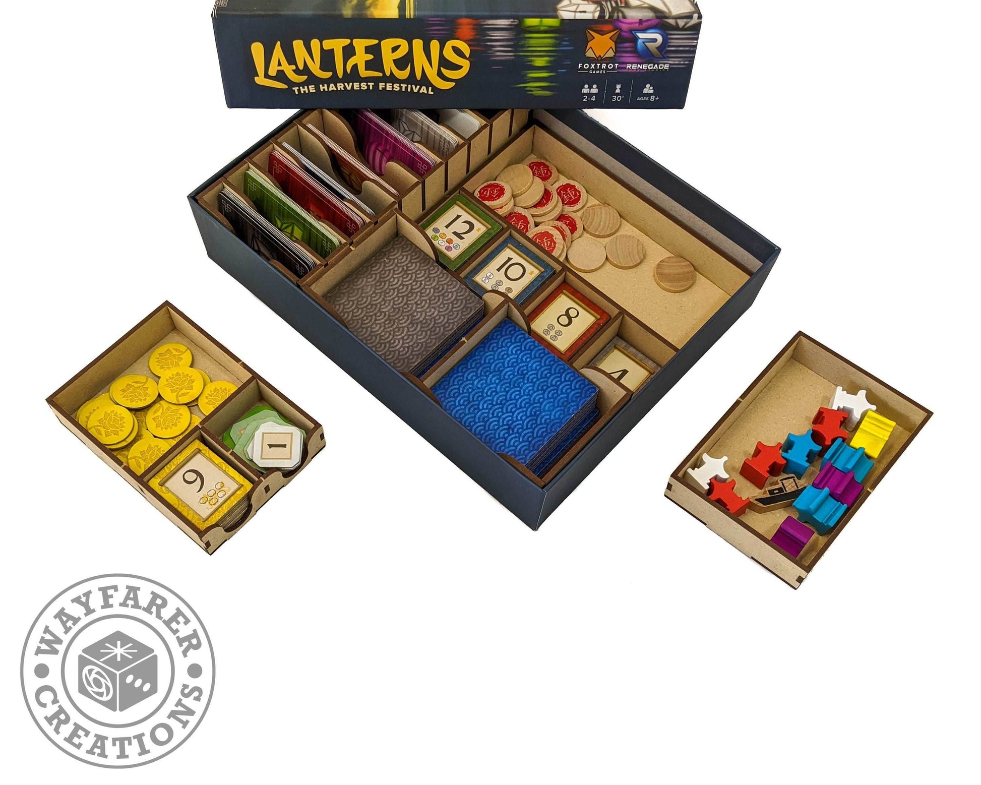 Lanterns Board Game Organizer Insert - 