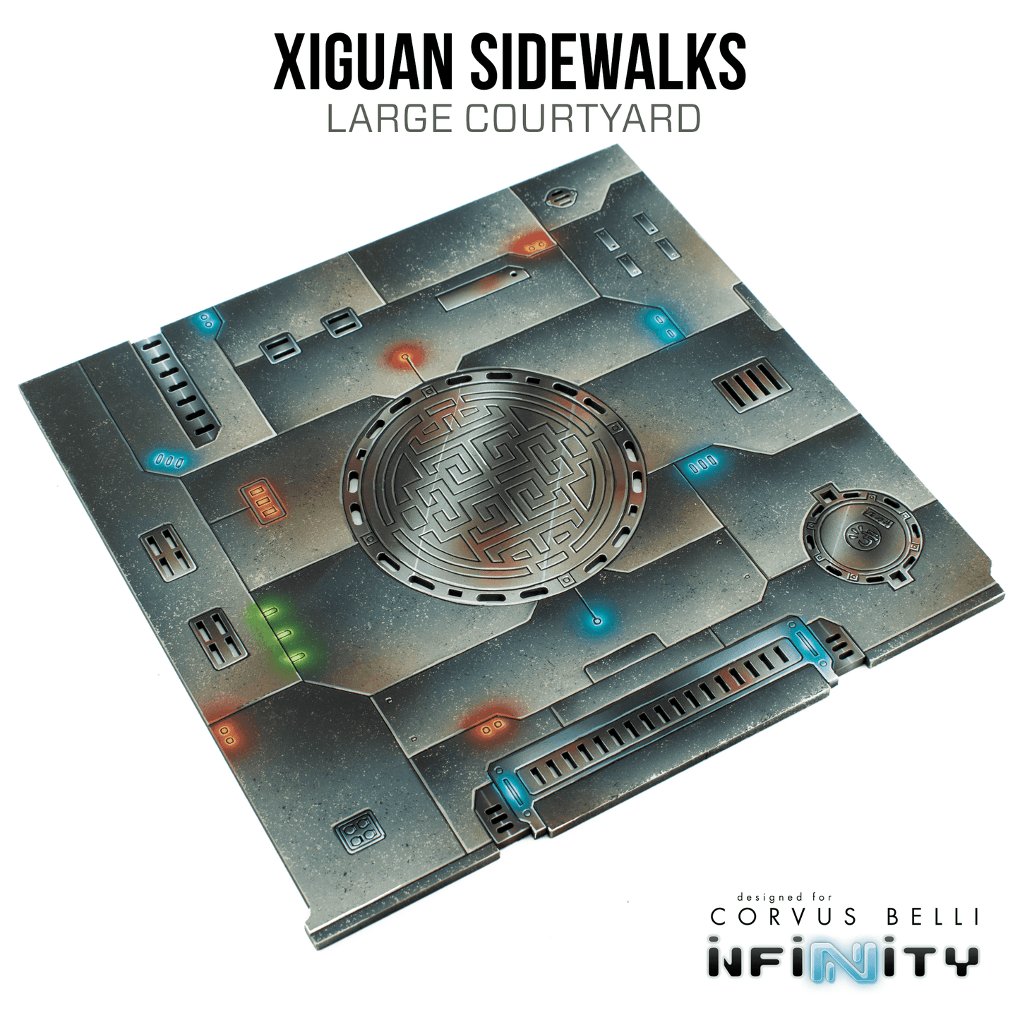 Xiguan Sidewalk - Alleyways and Courtyard - Bare MDF