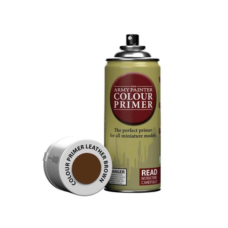 Army Painter Colour Primer: Leather Brown - 