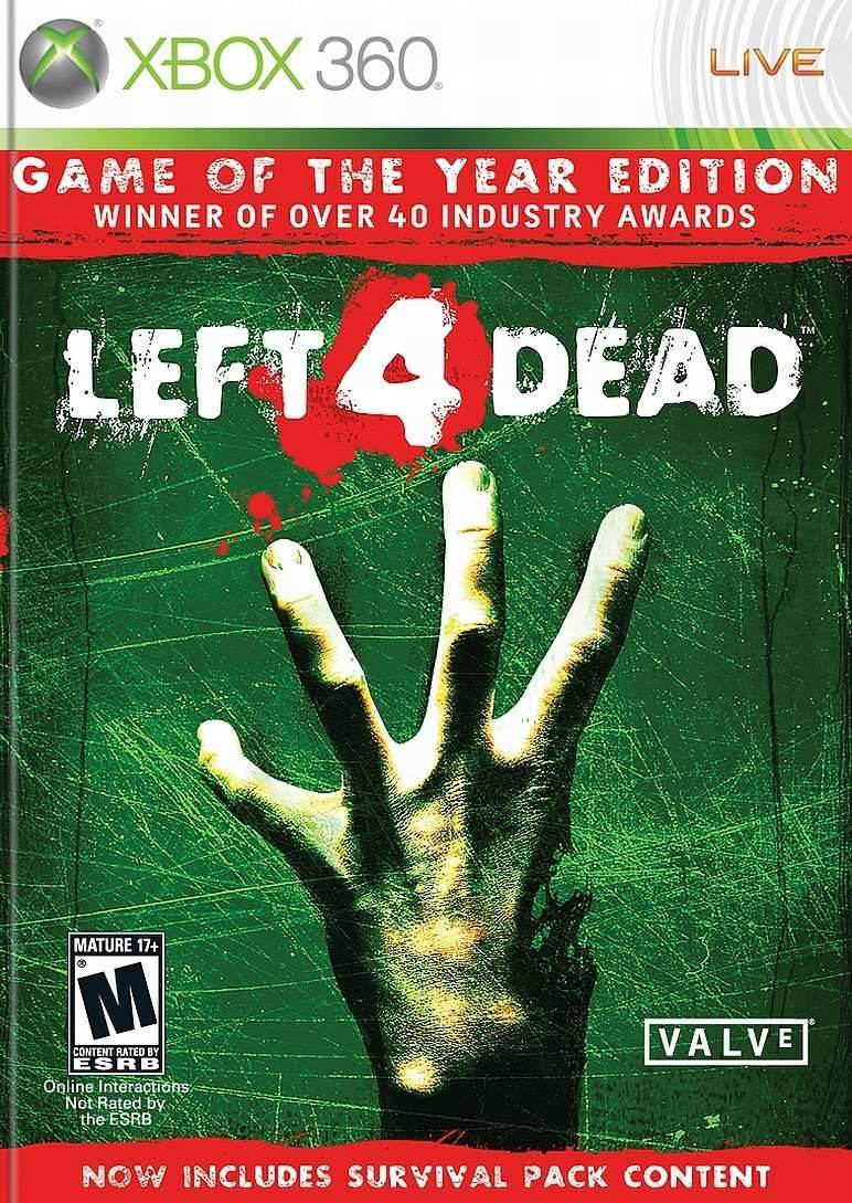 Left 4 Dead Game of the Year Edition (Xbox 360) - Game Manual Only