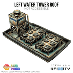 Xiguan Components - Roofs - Left Water Tower / Color Printed