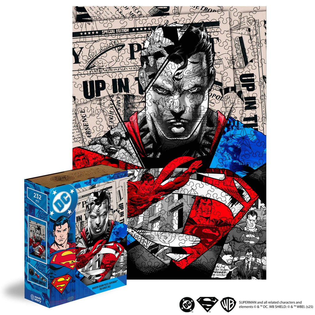 Wooden jigsaw puzzle DC Superman™ – Heroic Legacy