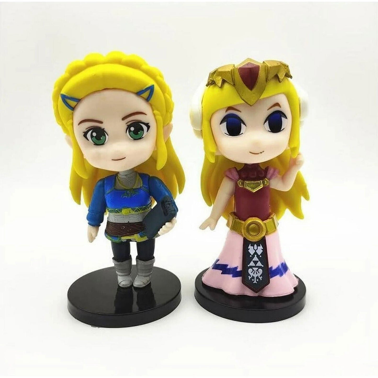 Legend of Zelda 6 Pcs Set Figure, Princess Zelda and Link Gaming Figurine 4 in