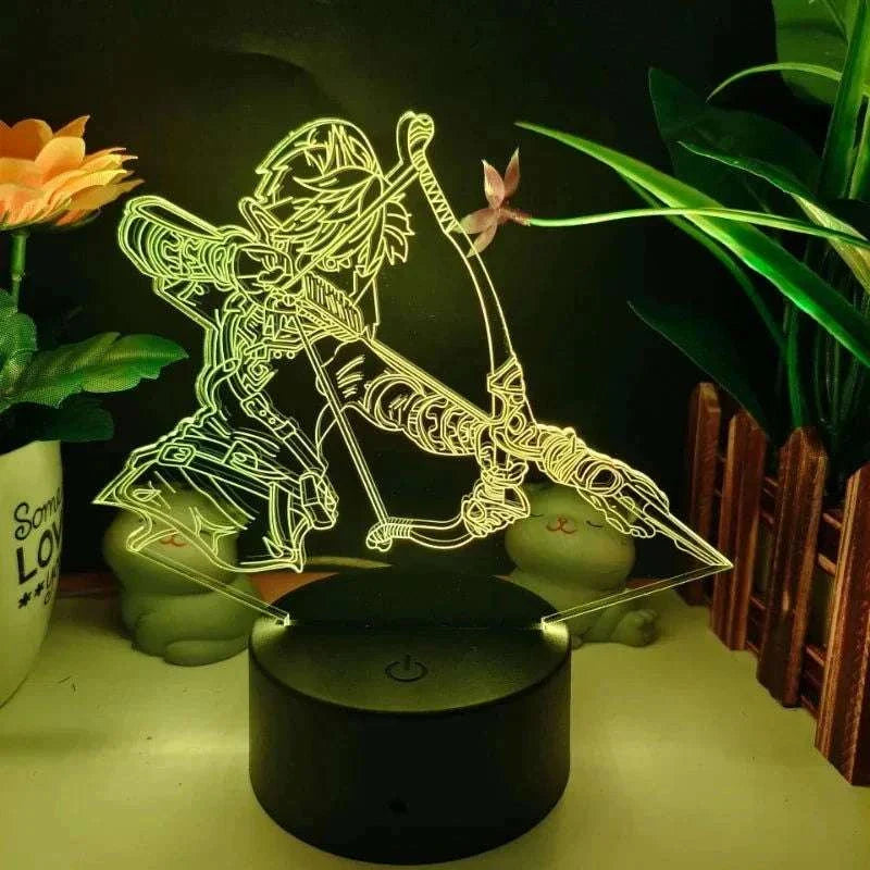 Legend of Zelda Night Lights Anime 3D Led Lamp Link Tears Of The Kingdom Lighting Bedroom Decoration