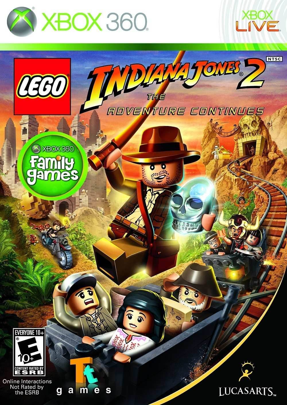 LEGO Indiana Jones 2: The Adventure Continues (Xbox 360) - Game Manual Only