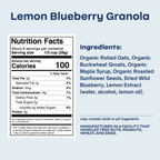Blueberry Lemon Granola