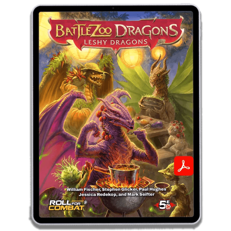 Battlezoo Dragons: Leshy Dragons PDF - D&D 5th Edition / PDF Only