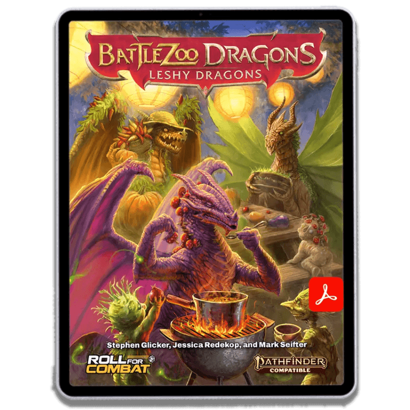 Battlezoo Dragons: Leshy Dragons PDF - Pathfinder 2nd Edition / PDF Only