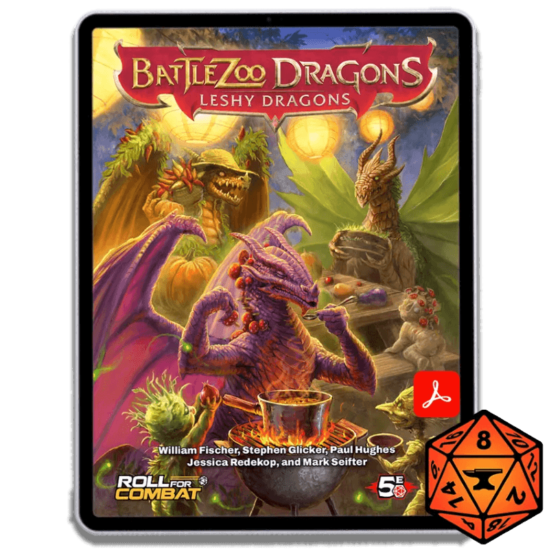 Battlezoo Dragons: Leshy Dragons PDF - D&D 5th Edition / PDF & Foundry VTT Module