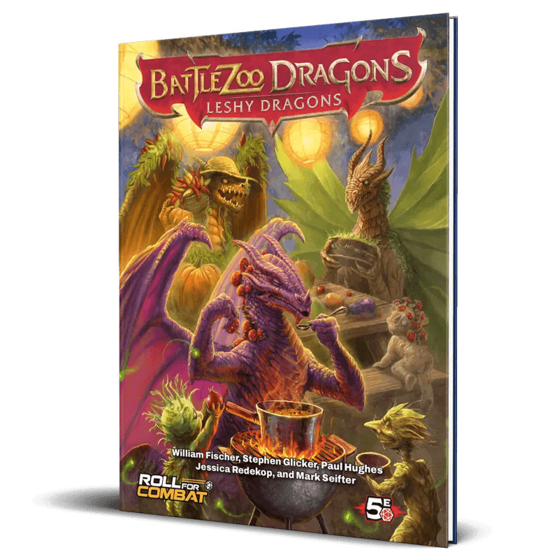 Battlezoo Dragons: Leshy Dragons PDF - D&D 5th Edition / Hardcover & PDF