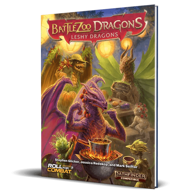 Battlezoo Dragons: Leshy Dragons PDF - Pathfinder 2nd Edition / Hardcover & PDF