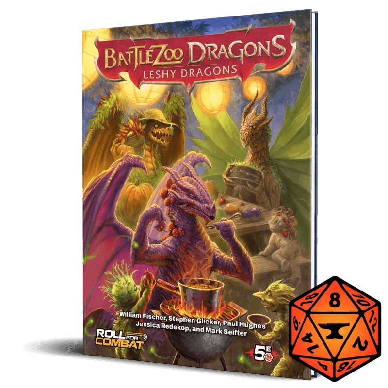 Battlezoo Dragons: Leshy Dragons PDF - D&D 5th Edition / Hardcover & PDF & Foundry VTT Module